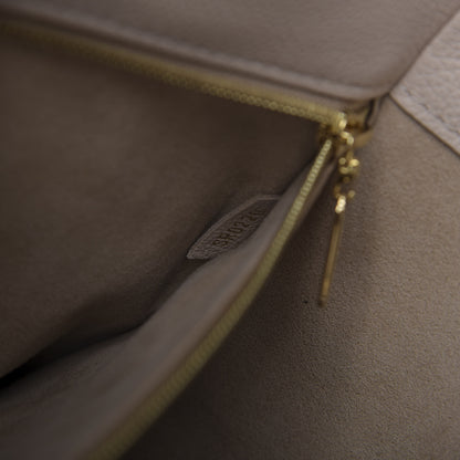 Louis Vuitton Calfskin Monogram On My Side MM Laurier Green Toffee Latte Beige 10 of 11