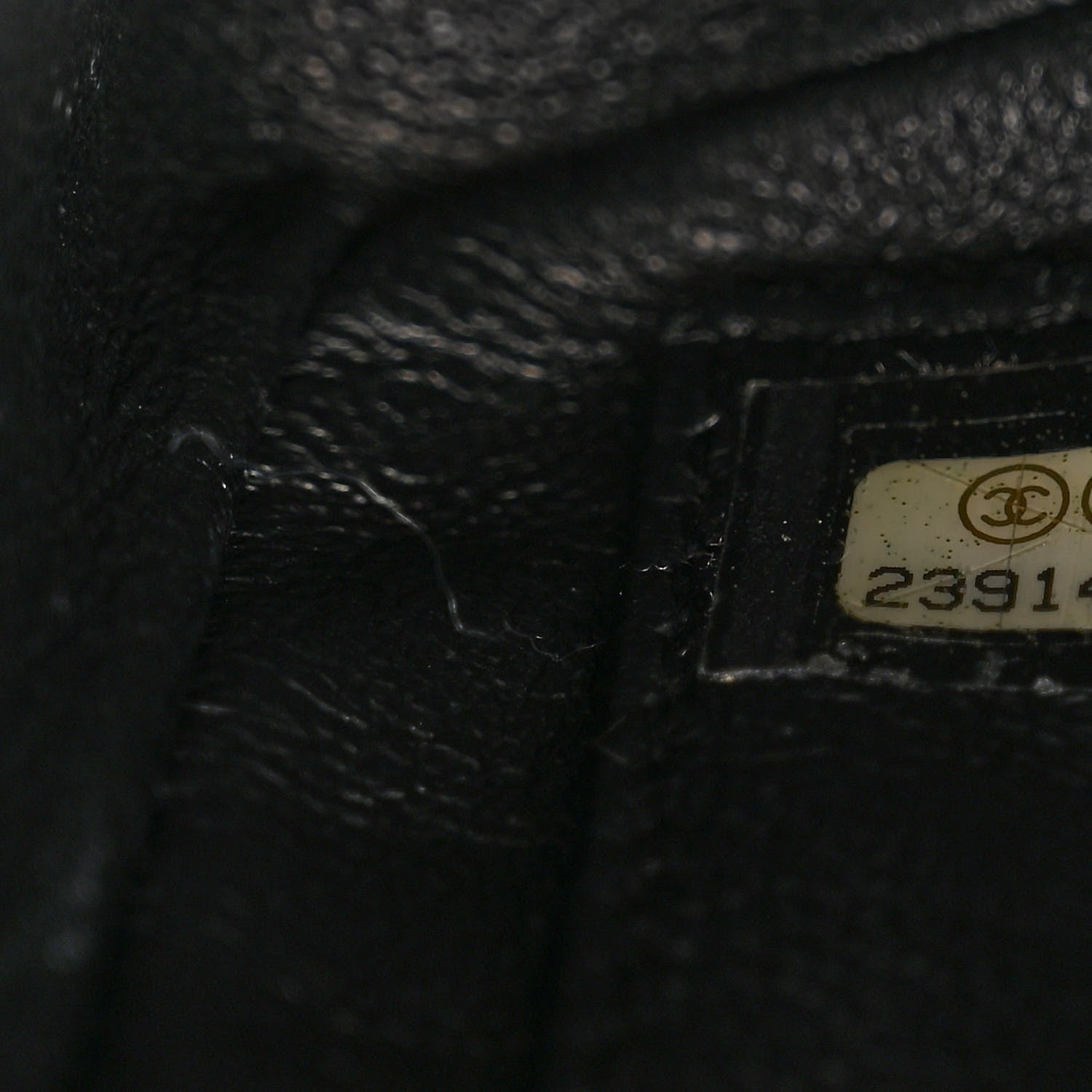 Chanel Caviar Quilted Small CC Filigree Flap Navy Black 7 of 10