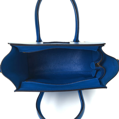 Celine Smooth Calfskin Nano Luggage Royal Blue 4 of 9