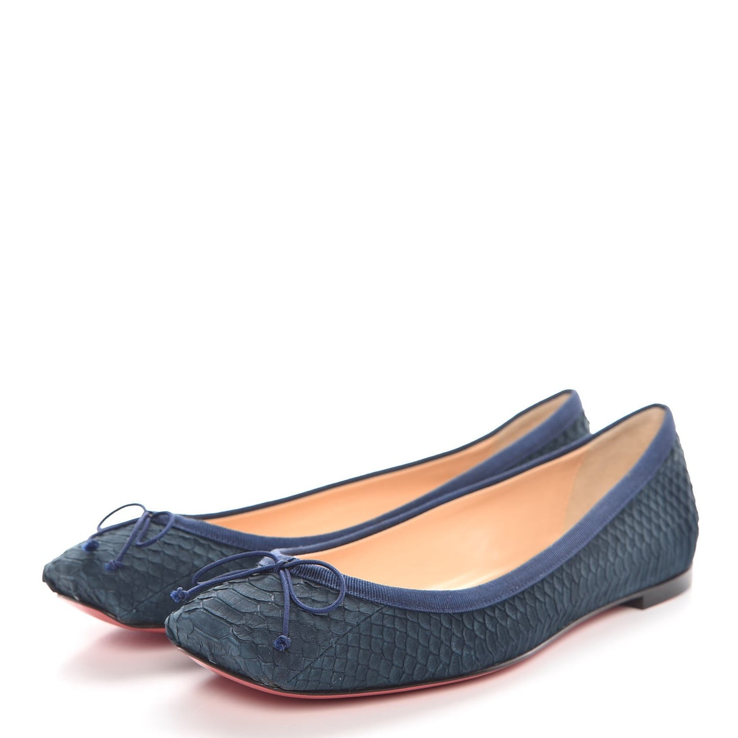 Watersnake Nubuck Rosella Flats 36 Navy Blue