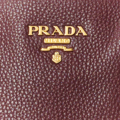 Prada Vitello Daino Tote Granato 10 of 13