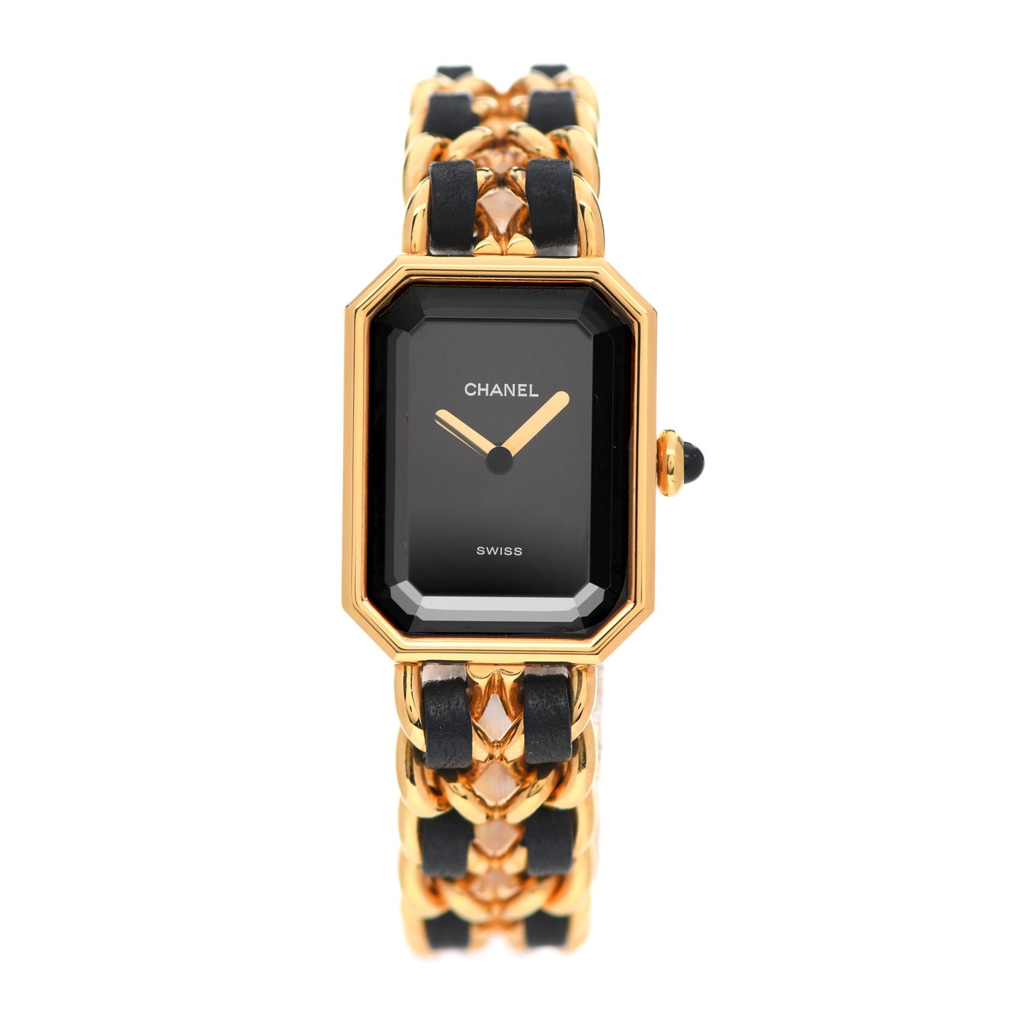 Stainless Steel Lambskin 20mm Chain Premiere Quartz Watch Gold M