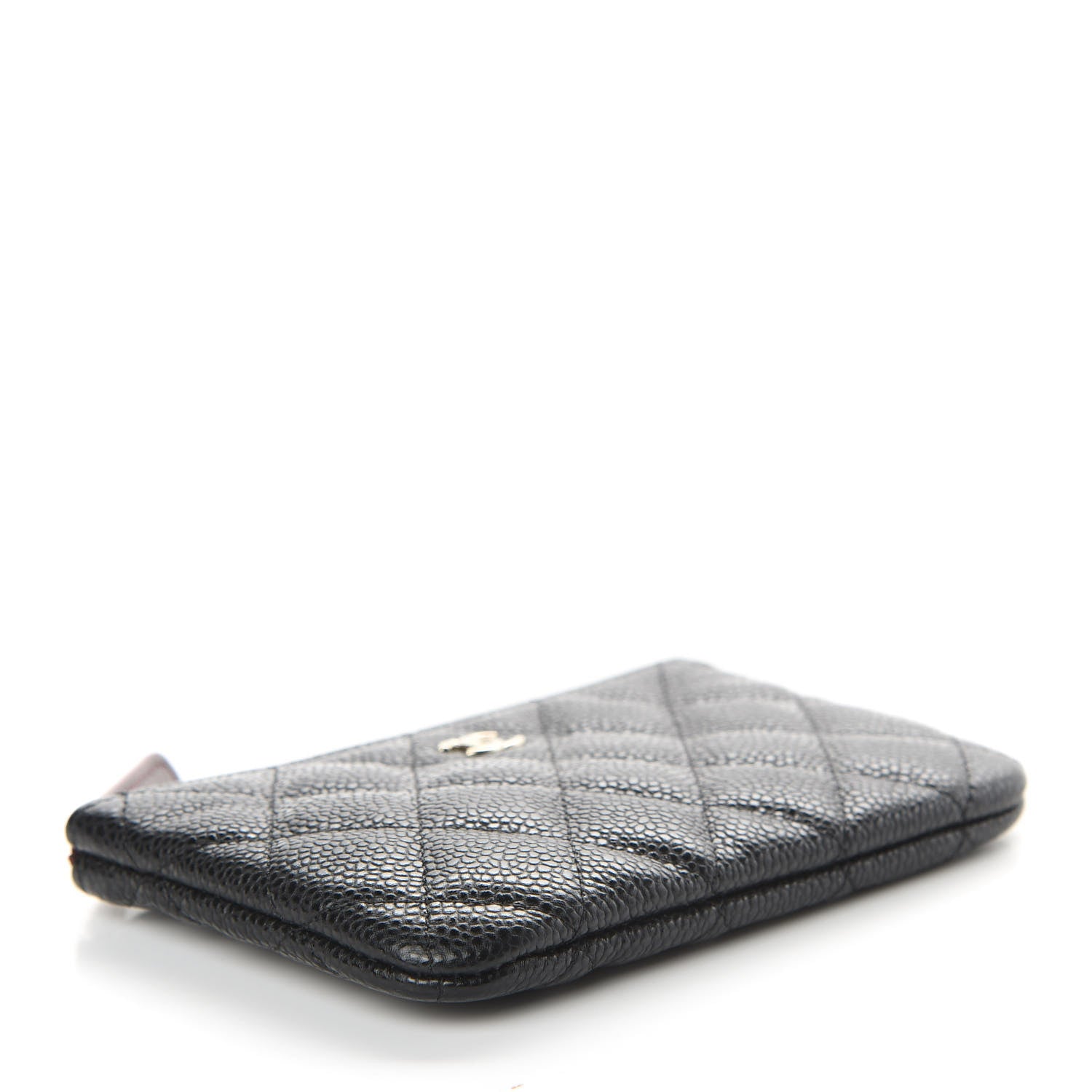 Chanel Caviar Quilted Small Cosmetic Case Black 4 of 7