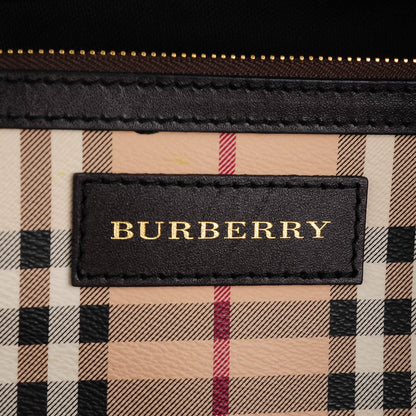 Burberry Haymarket Check Large Canterbury Tote Chocolate 6 of 10