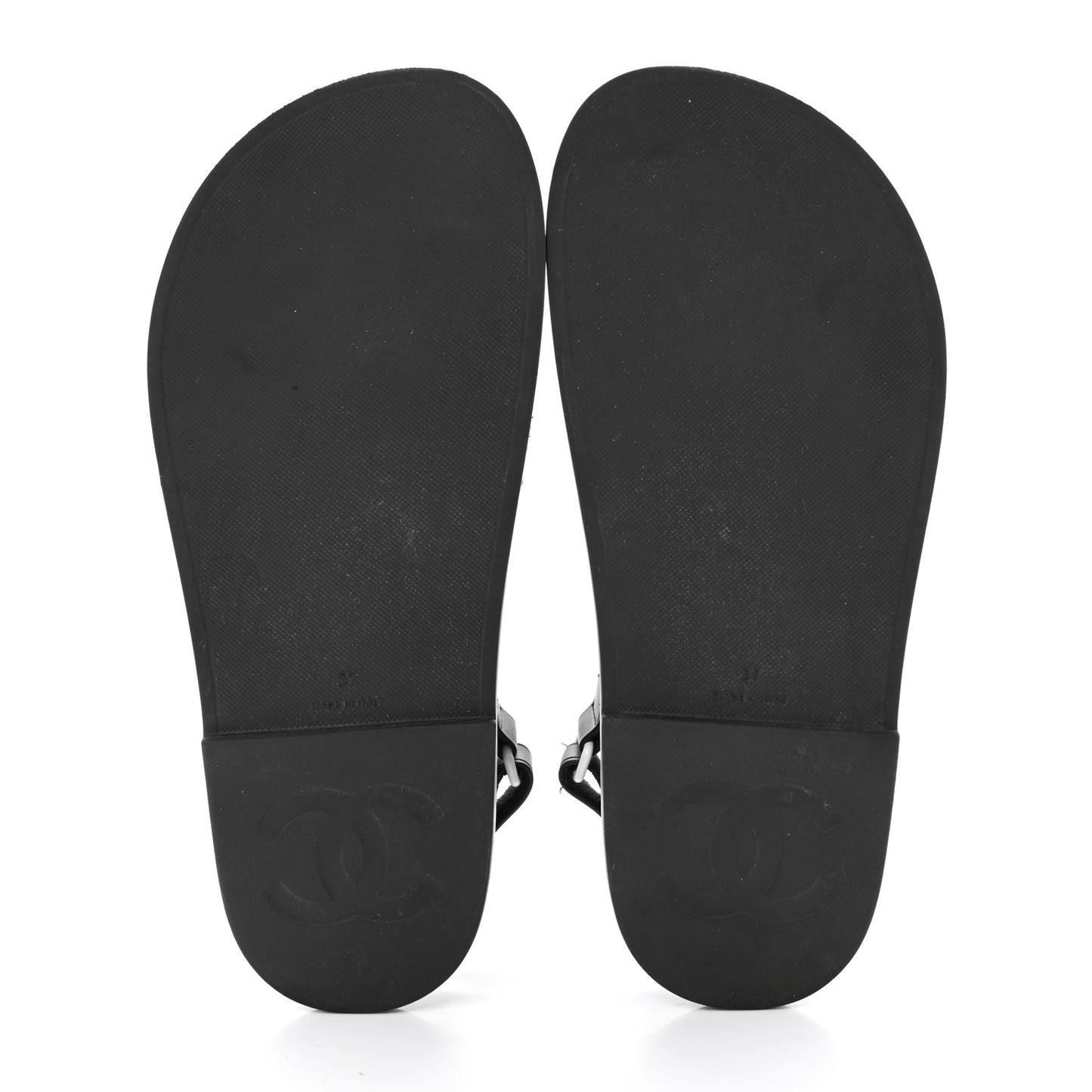 Rubber CC Dad Sandals 37 Black