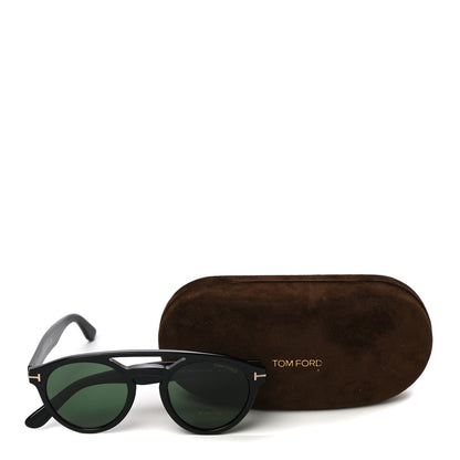 Tom Ford Clint Round Sunglasses TF537 Black 7 of 7