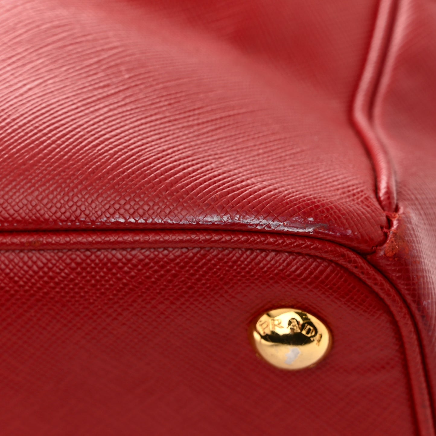 Saffiano Lux Large Tote Fuoco
