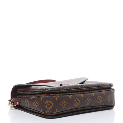 Louis Vuitton Monogram Braided Pochette Metis Safran 4 of 12
