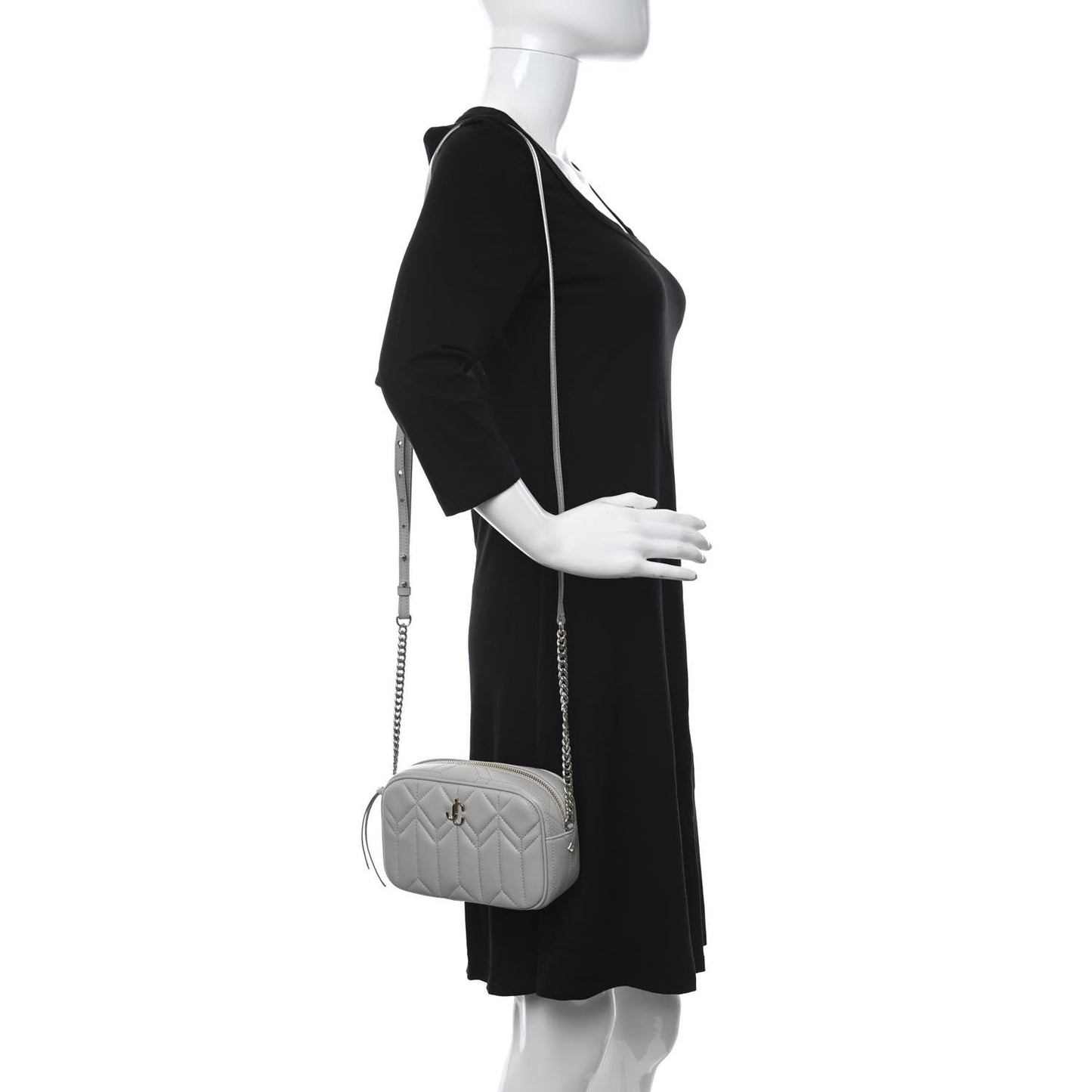 Nappa Quilted JC Camera Bag Light Mocha