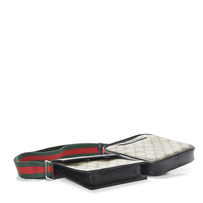 Gucci GG Supreme Monogram Web Belt Bag Black 4 of 15
