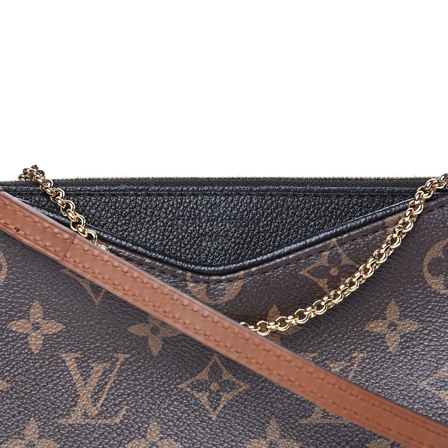 Monogram Pallas Clutch Black
