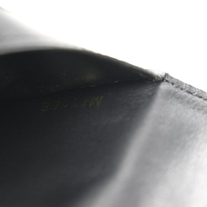 Louis Vuitton Calfskin City Steamer Wallet Black 7 of 9