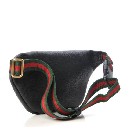 Gucci Grained Calfskin Small Logo Belt Bag Black 3 of 8