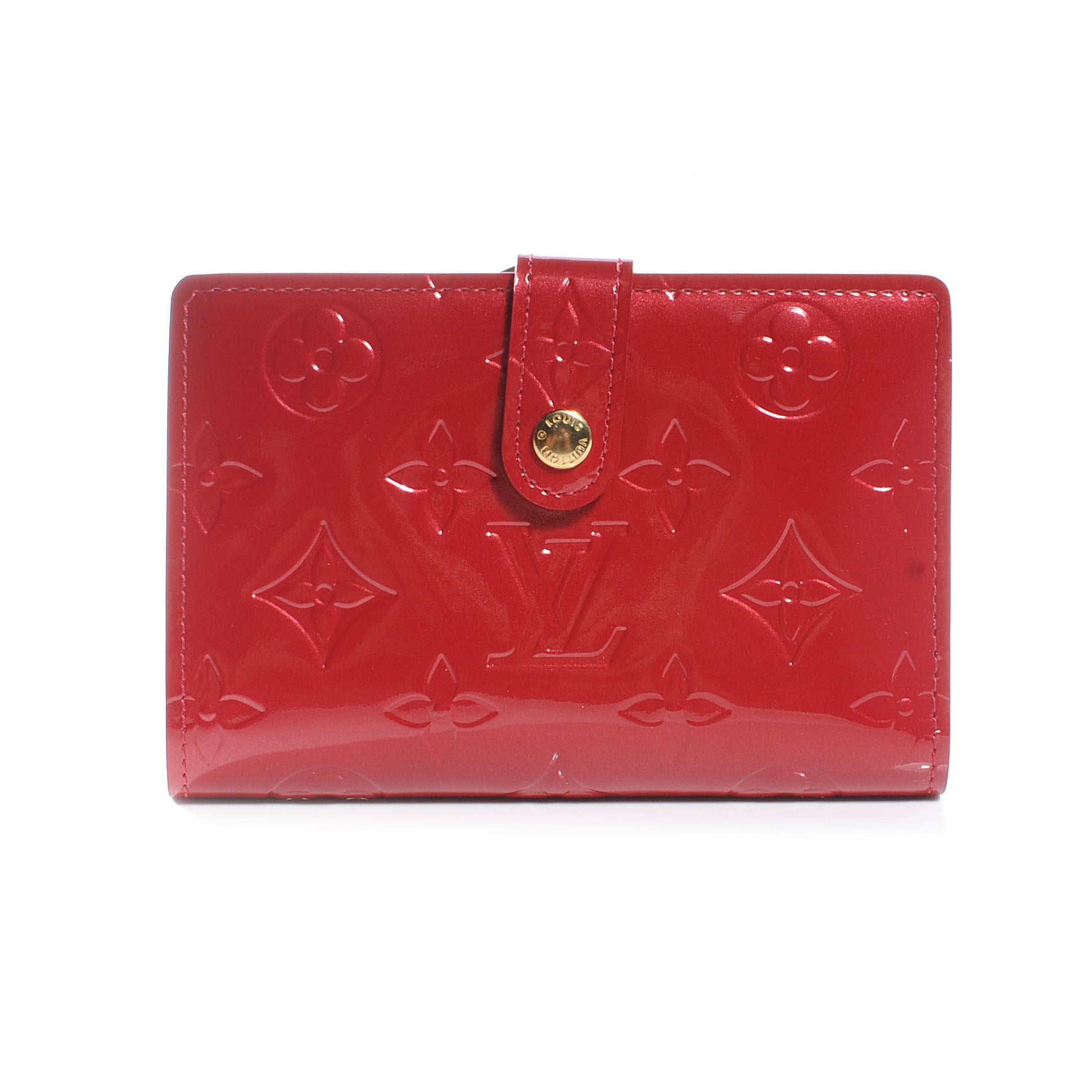 Louis Vuitton Vernis French Purse Wallet Pomme D'Amour 1 of 7