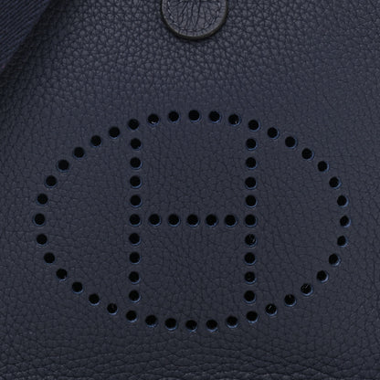 Hermes Taurillon Clemence Evelyne TPM Bleu Nuit 8 of 11