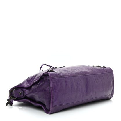 Balenciaga Agneau Classic Hardware City Dark Violet 4 of 14