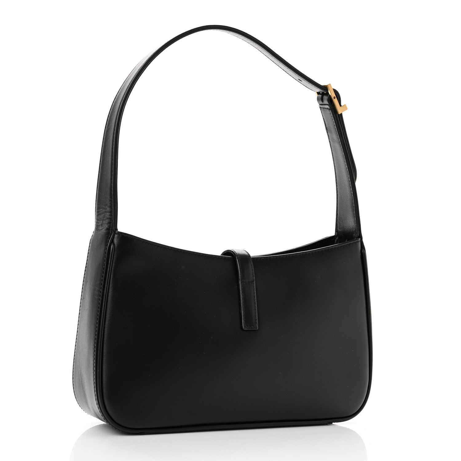 Saint Laurent Smooth Calfskin Le 5 A 7 Hobo Black 3 of 10
