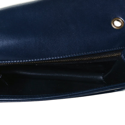 Saint Laurent Denim Matelasse Amalia Chain Shoulder Bag Blue 8 of 8