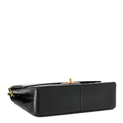 Chanel Lambskin Quilted Medium Double Flap Black 4 of 10