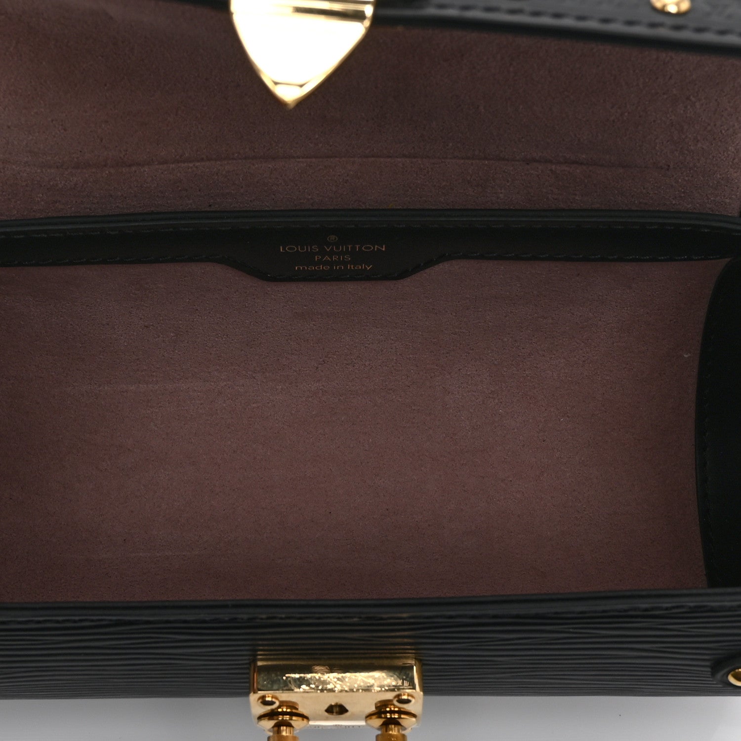 Louis Vuitton Epi Papillon Trunk Black 5 of 9