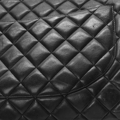 Chanel Lambskin Quilted Maxi Single Flap Black 11 of 14