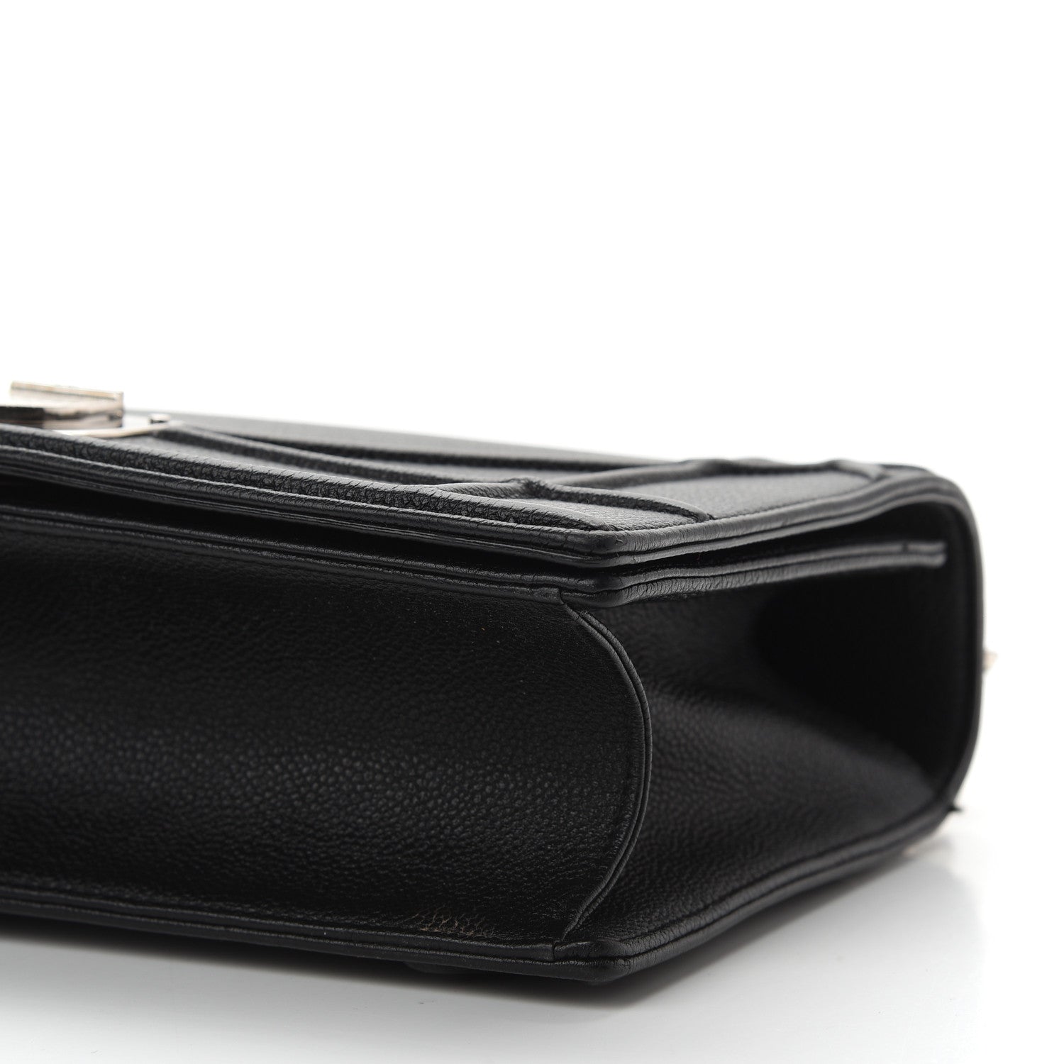 Christian Dior Grained Calfskin Medium Diorama Flap Bag Black 9 of 9
