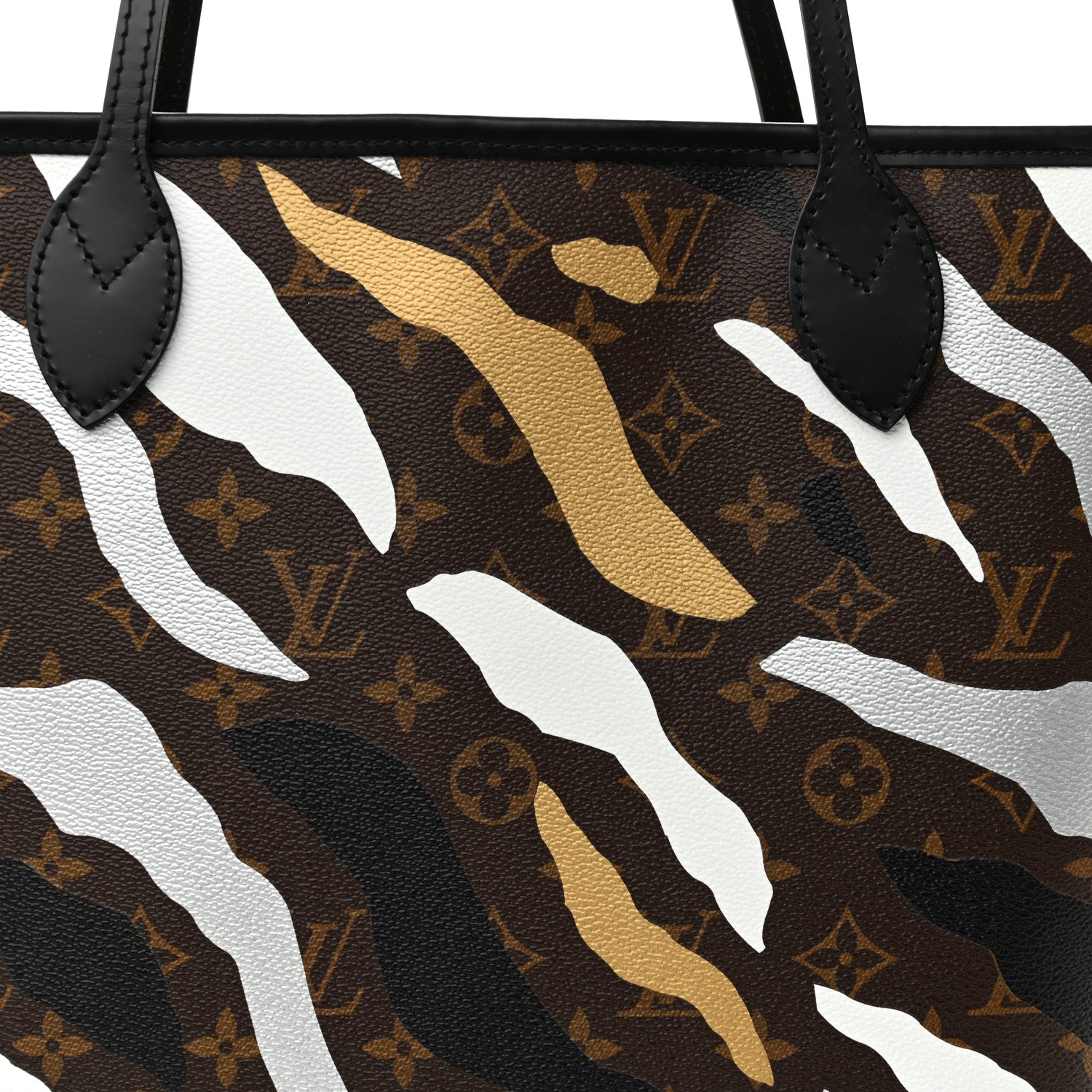 Louis Vuitton x LoL Monogram Neverfull MM Gold Silver 9 of 11