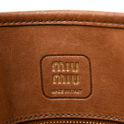 Miu Miu Nappa Aviator Medium Aventure Bag Rovere 6 of 12