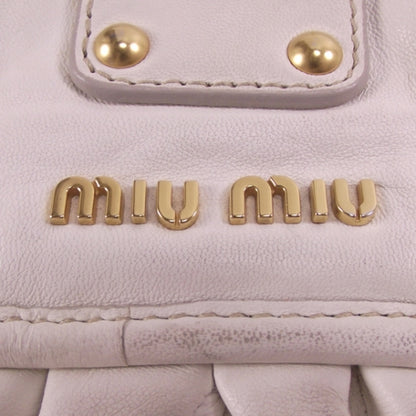 Miu Miu Leather Matelasse Coffer White 12 of 16