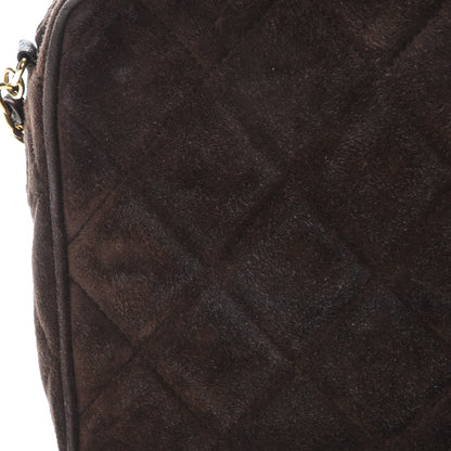 Chanel Suede Quilted Tassel Camera Case Brown 11 of 11