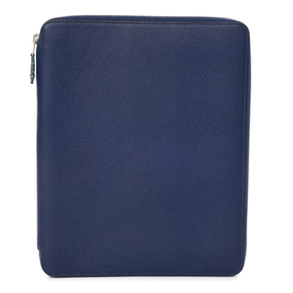 Hermes Epsom E-Zip iPad Notebook Cover Bleu 1 of 12