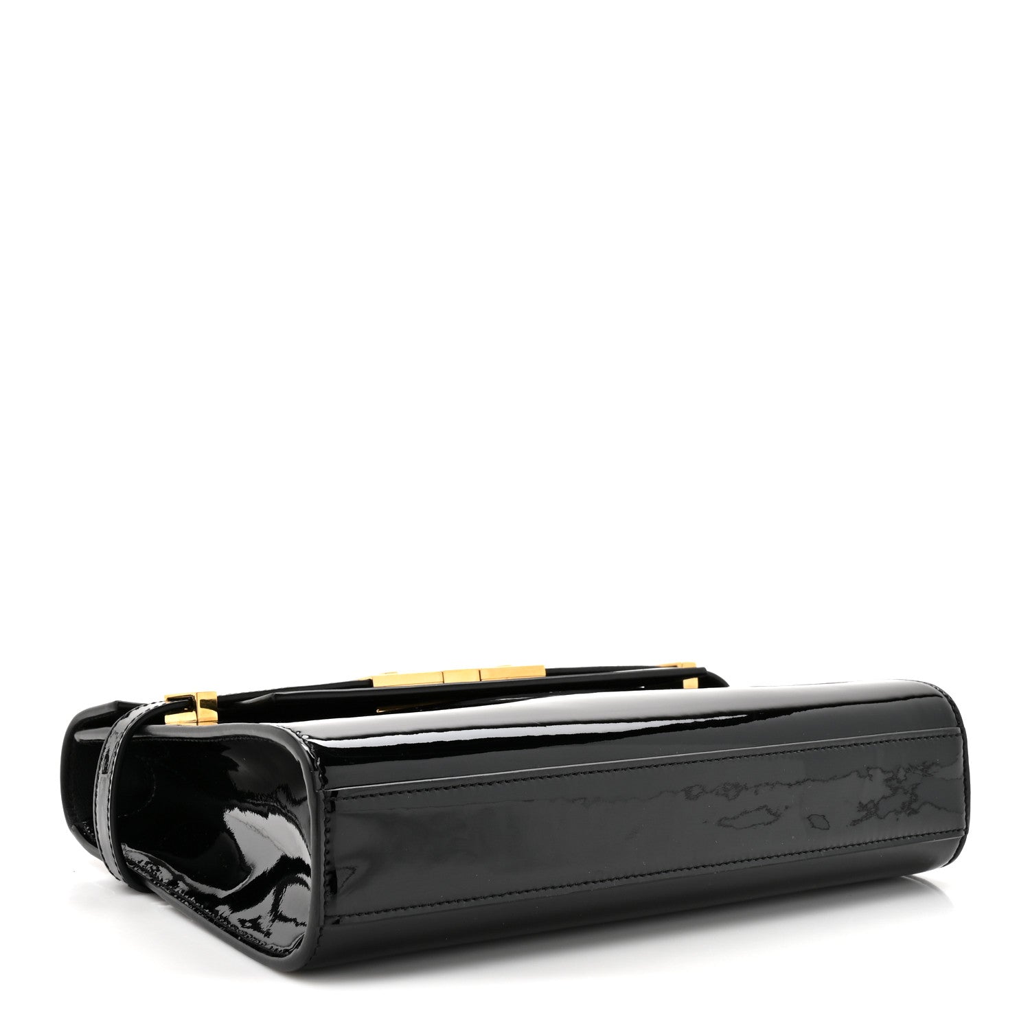 Saint Laurent Patent Small Manhattan Shoulder Bag Black 4 of 11
