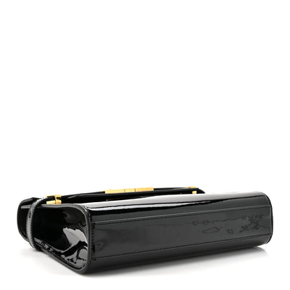 Saint Laurent Patent Small Manhattan Shoulder Bag Black 4 of 11