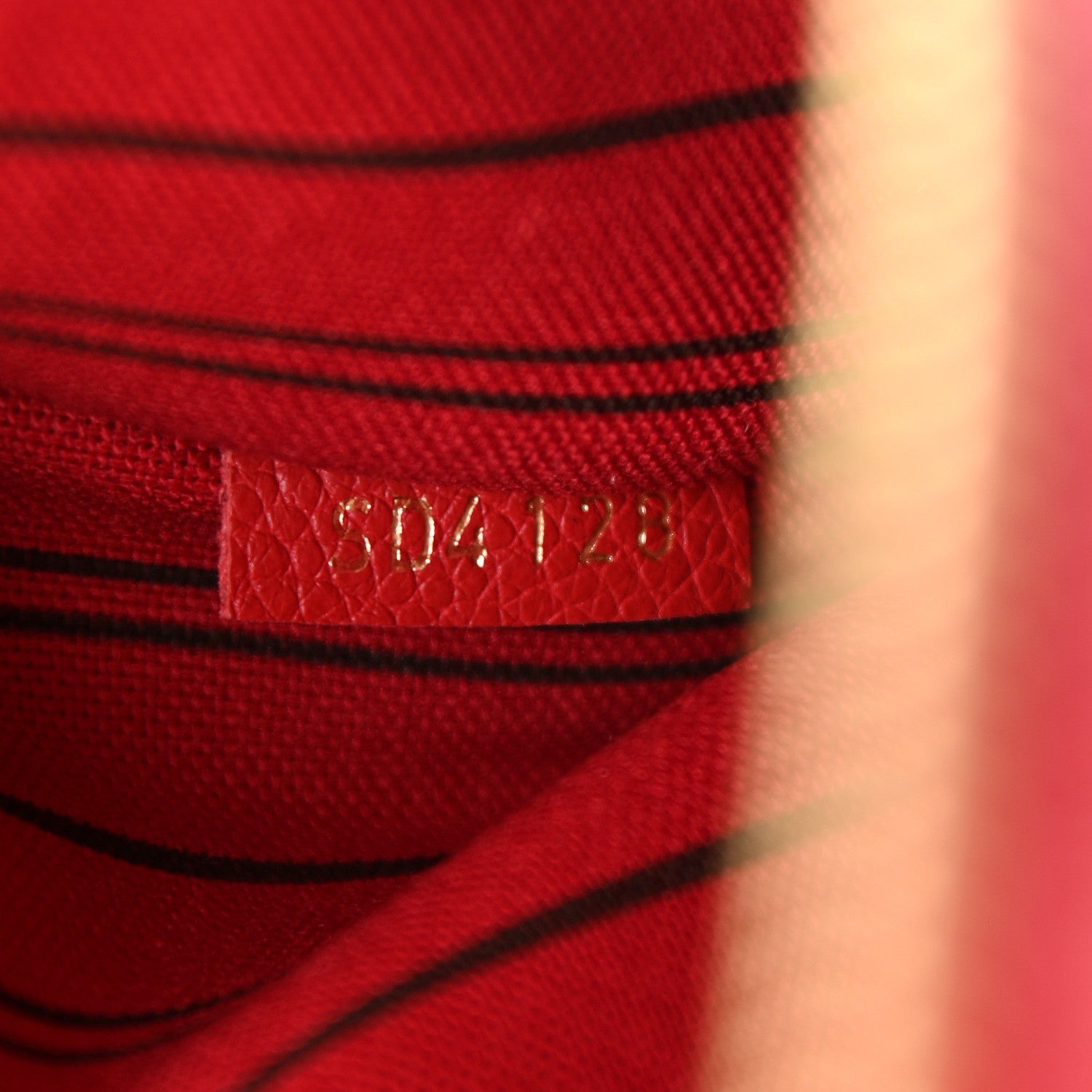 Louis Vuitton Empreinte Pochette Metis Scarlet 8 of 11