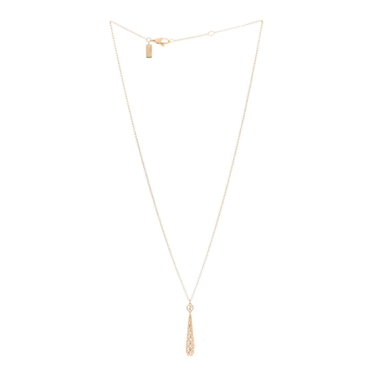 18K Yellow Gold Diamantissima Pendant Necklace