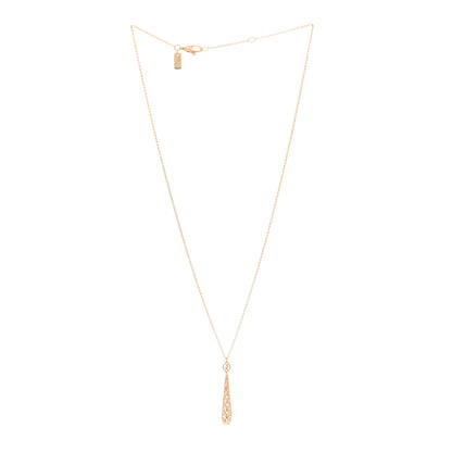 Gucci 18K Yellow Gold Diamantissima Pendant Necklace 3 of 6
