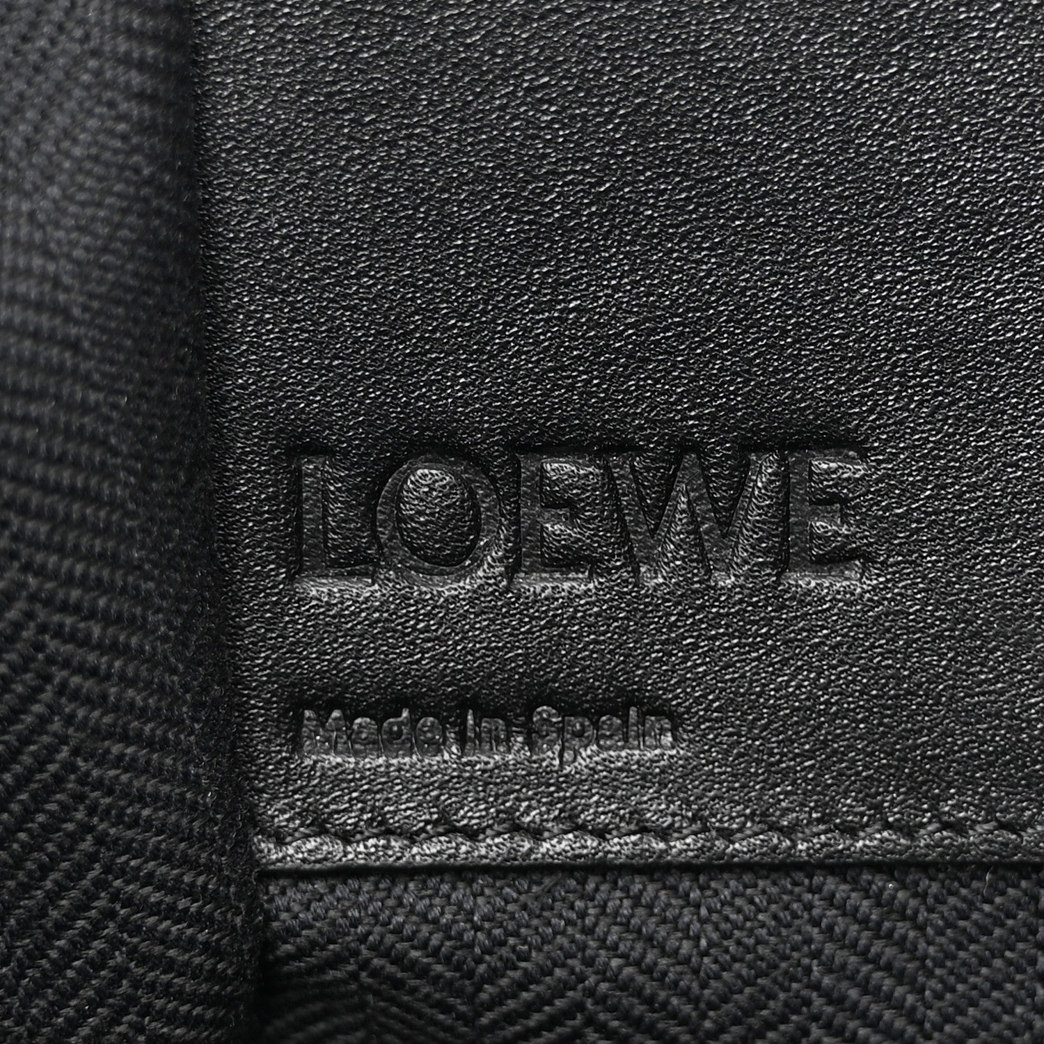 Loewe Calfskin Small Hammock Shoulder Bag Black 6 of 12