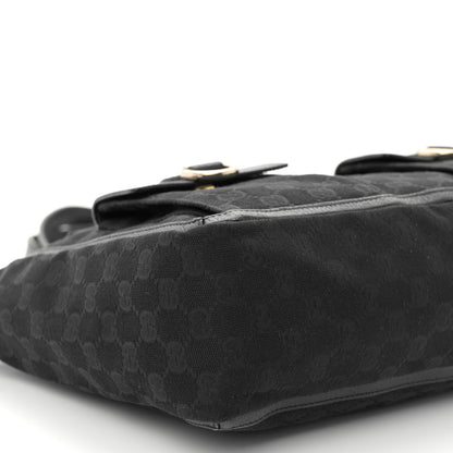 Gucci Monogram Abbey D Ring Tote Black 9 of 13