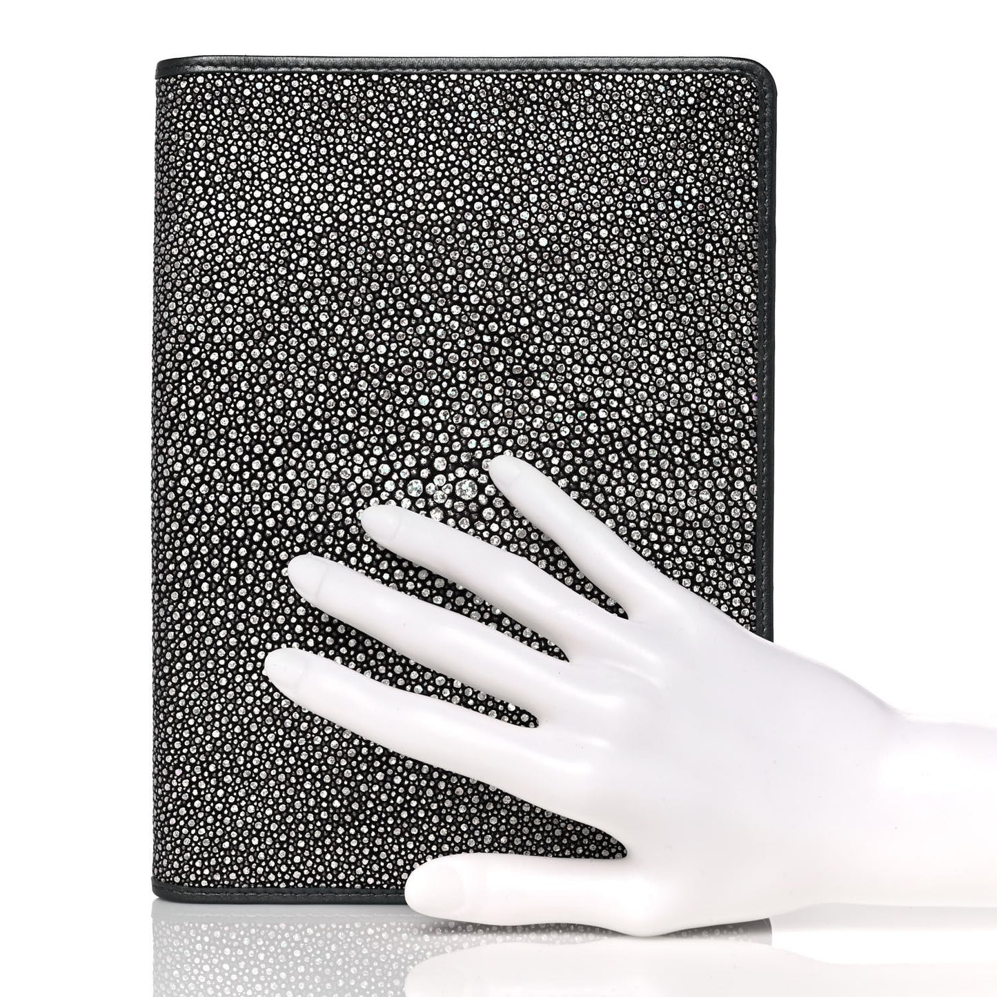 Stingray Large Agenda Cover Dark Silver