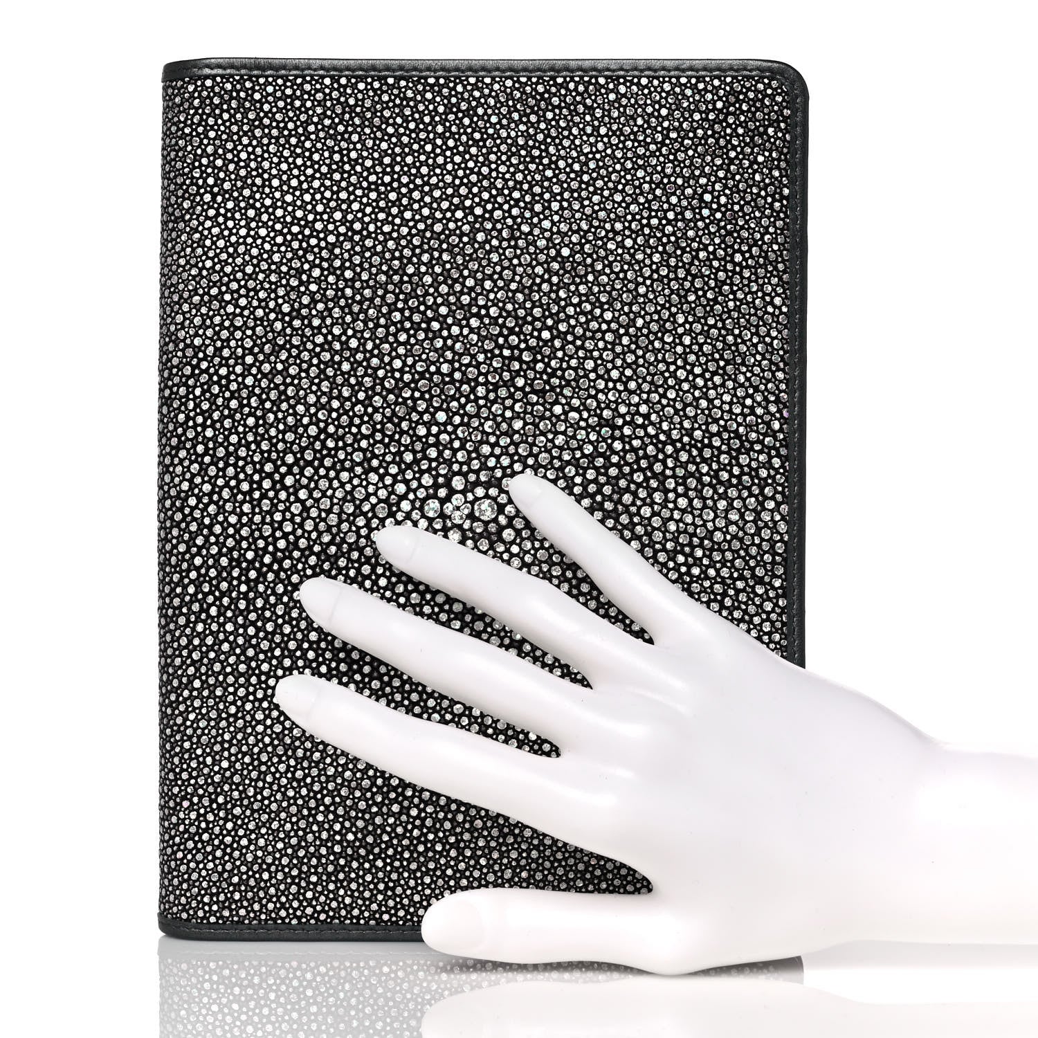 Chanel Stingray Large Agenda Cover Dark Silver 2 of 11
