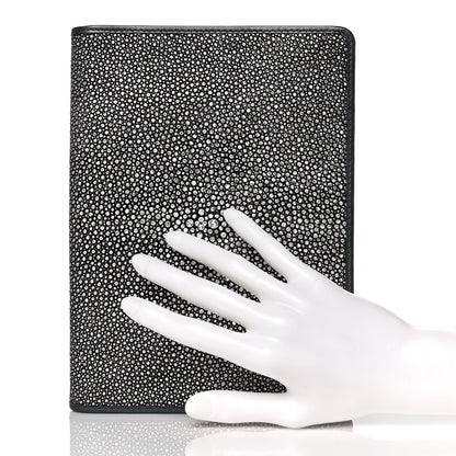 Chanel Stingray Large Agenda Cover Dark Silver 2 of 11