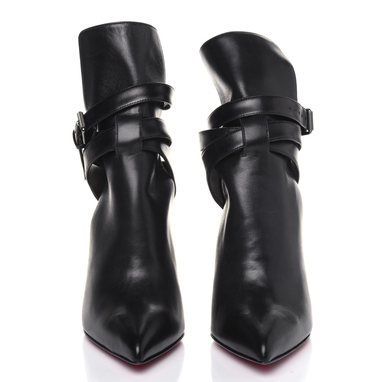 Calfskin Spike Pumps 37.5 Black