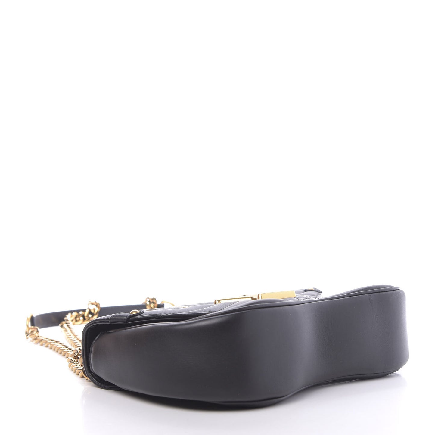 Calfskin Love Lock New Wave Chain MM Black