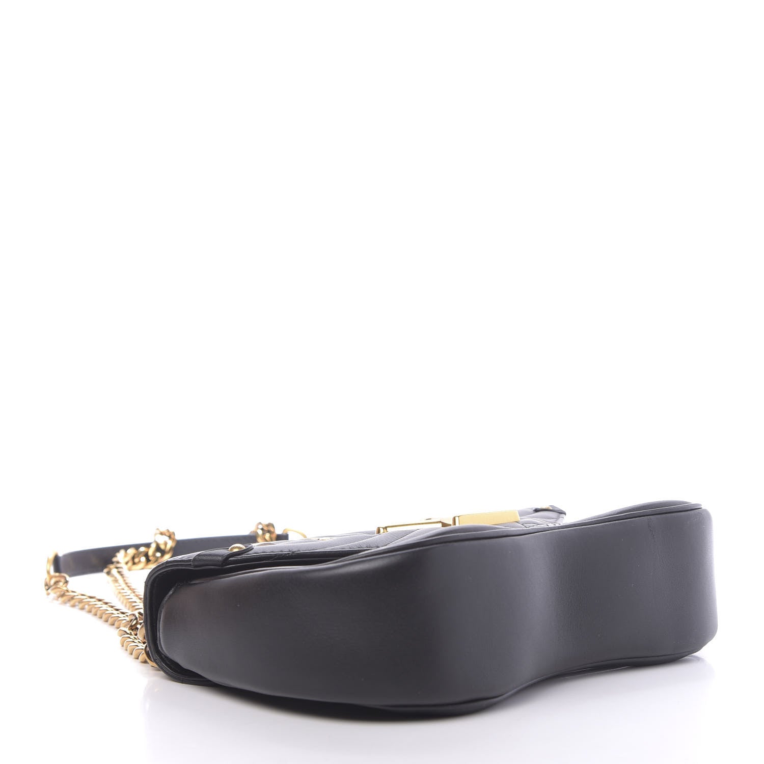 Louis Vuitton Calfskin Love Lock New Wave Chain MM Black 4 of 10