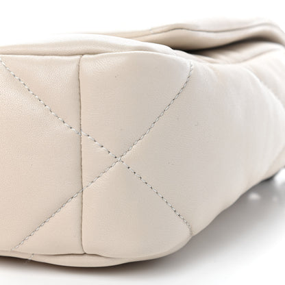 Chanel Lambskin Quilted Medium Chanel 19 Flap Light Beige 9 of 9