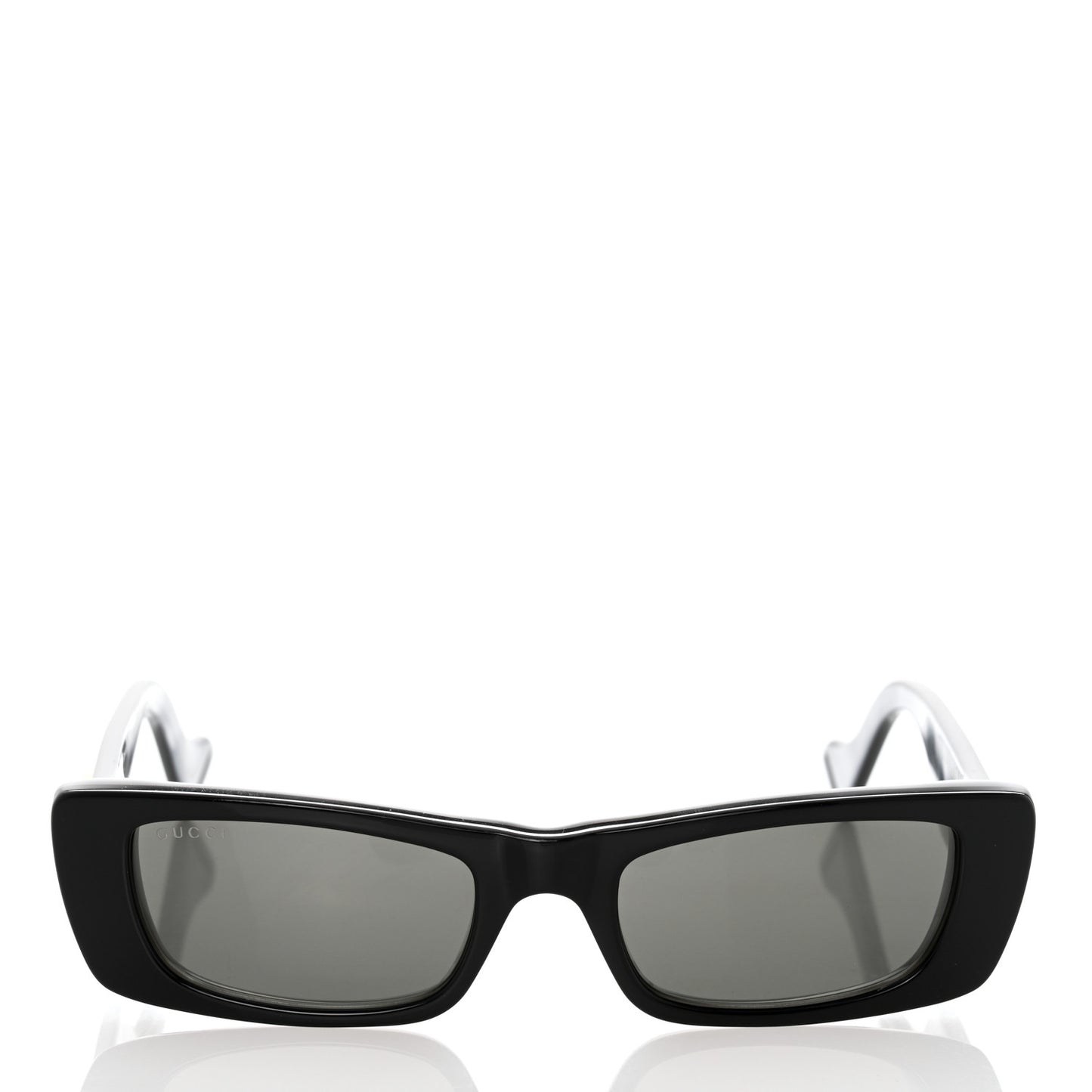 Acetate Rectangular Sunglasses GG0516S Black