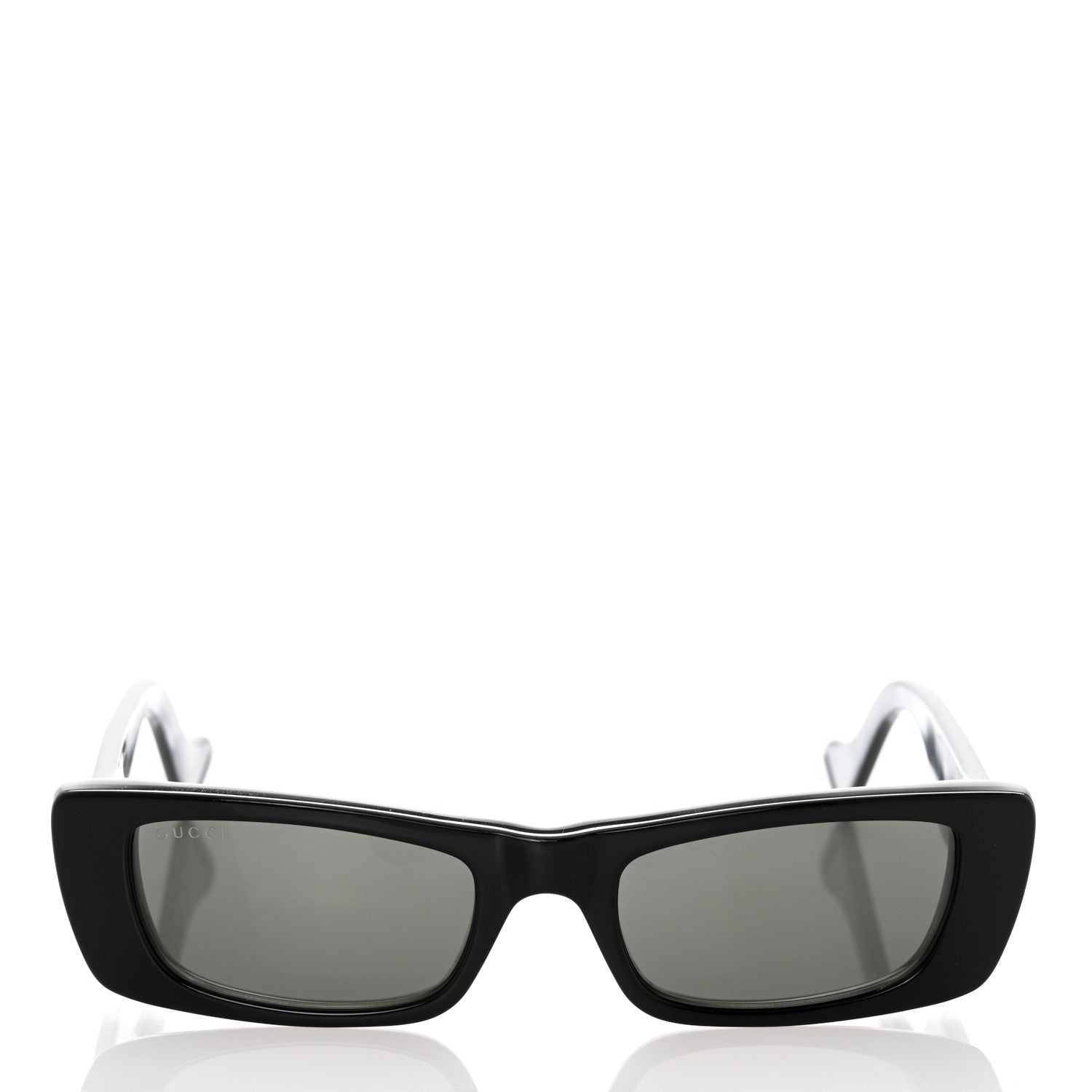 Gucci Acetate Rectangular Sunglasses GG0516S Black 2 of 8