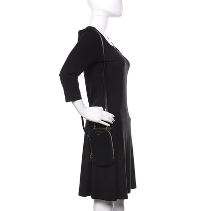 Prada Saffiano Mini Bag Black 2 of 7