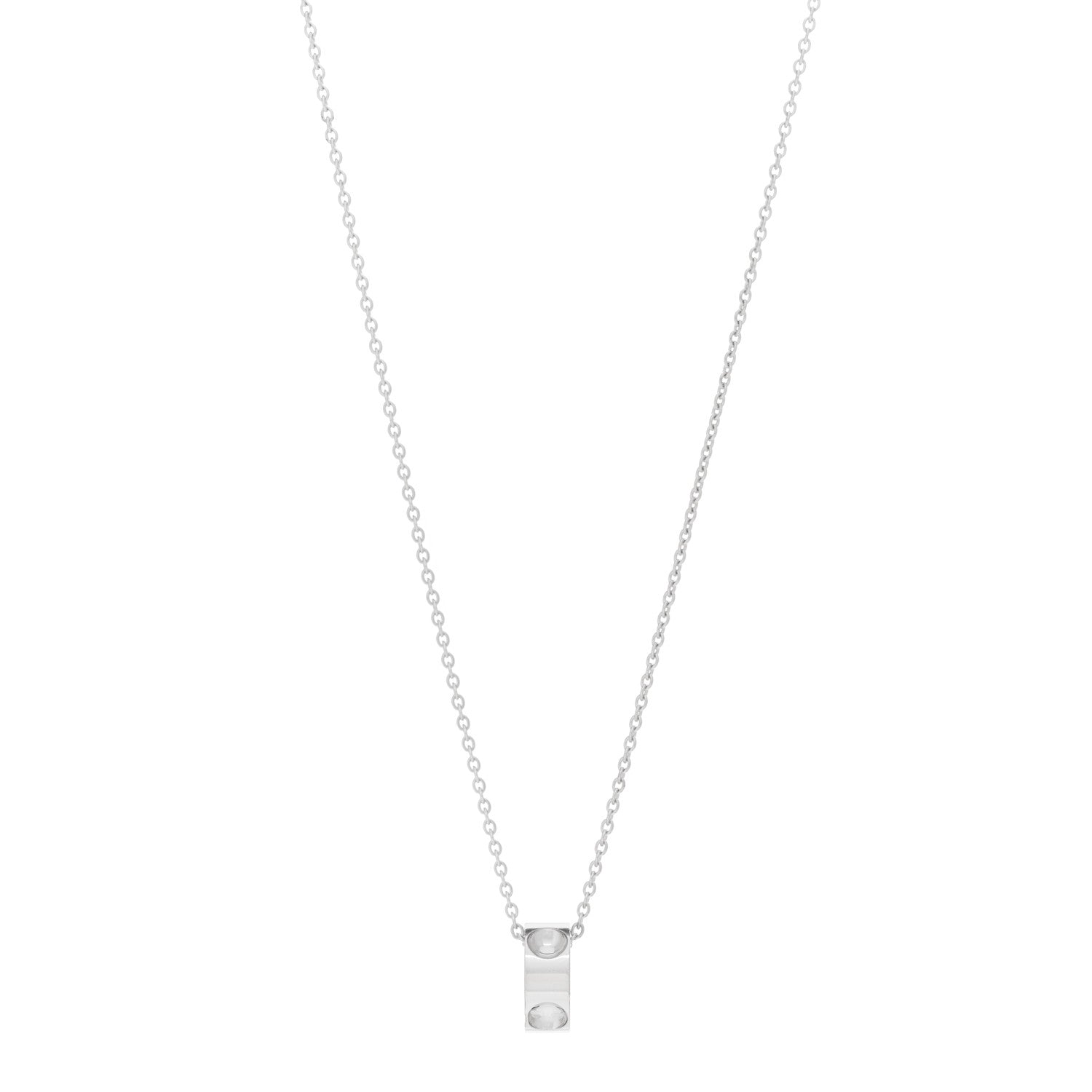 Louis Vuitton 18K White Gold Empreinte Pendant Necklace 1 of 6
