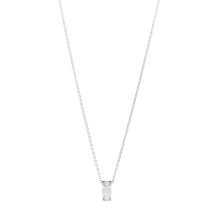 Louis Vuitton 18K White Gold Empreinte Pendant Necklace 1 of 6
